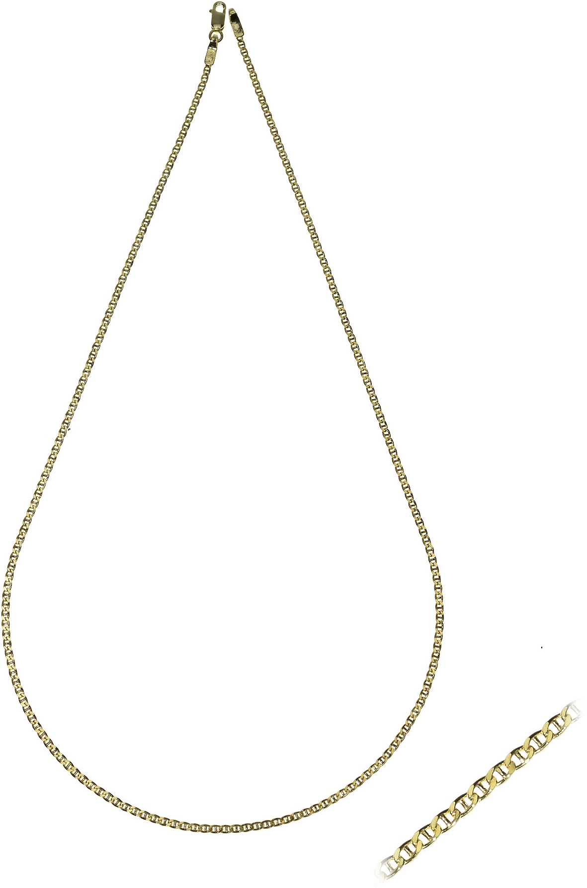 ΑΛΥΣΙΔΑ Thita Gourmet Masif #2 14Κ 50cm Κίτρινο Χρυσό KTG50-50 - 3