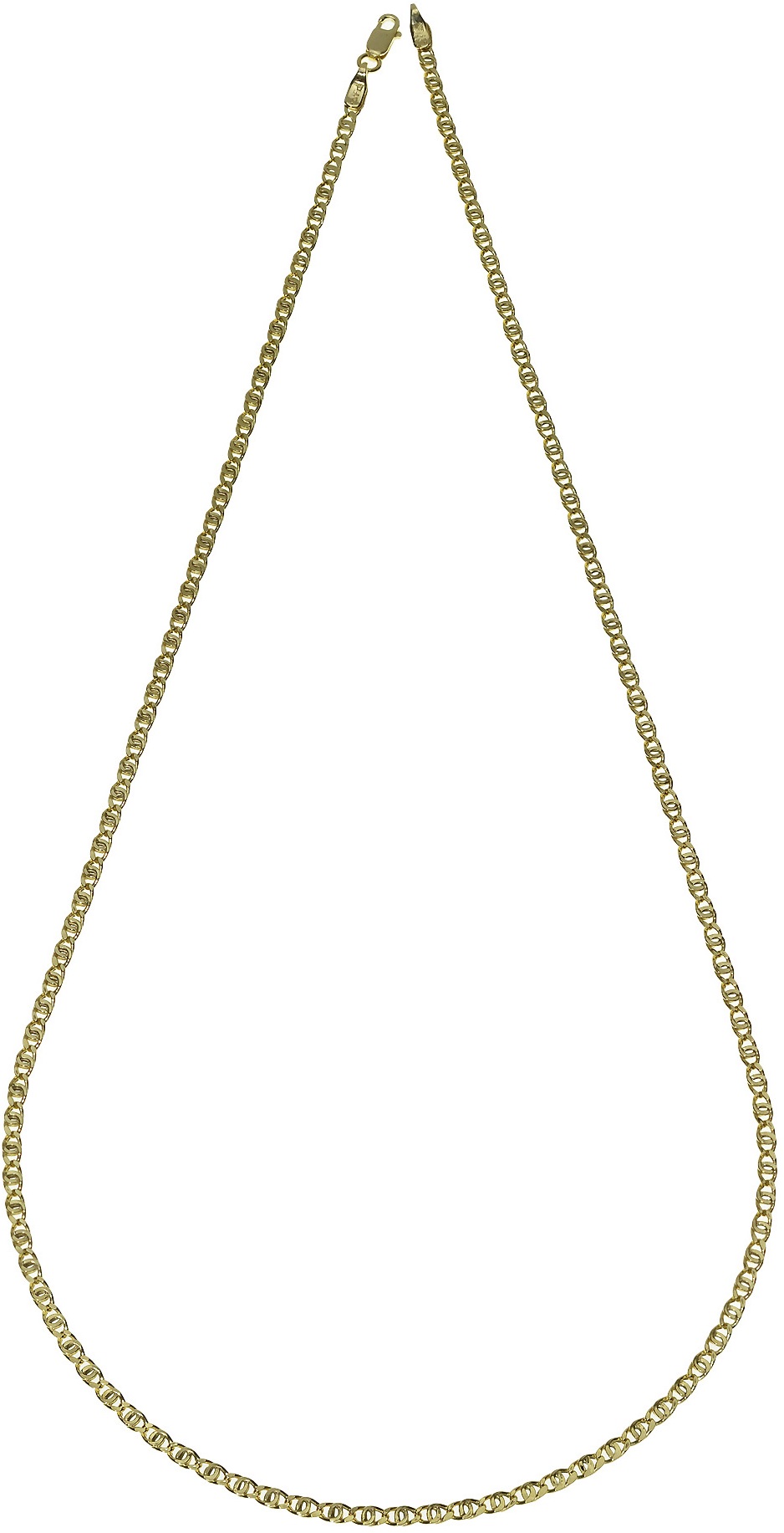 ΑΛΥΣΙΔΑ Tiger Hollow 14Κ 55cm Κίτρινο Χρυσό KTIG80-55 - 2