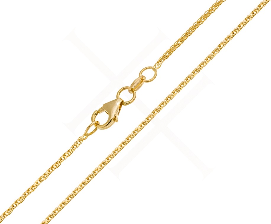 ΑΛΥΣΙΔΑ Σπίγγα #1 9Κ 55cm Κίτρινο Χρυσό KTS020-55