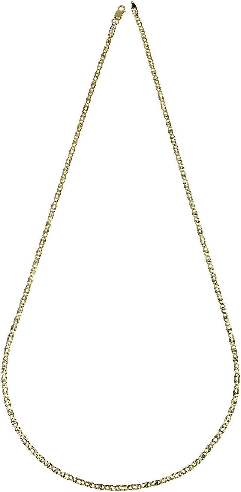 CHAIN for Neck Tiger Perdika Hollow K14 50cm Yellow Gold KTT80-50 - 2