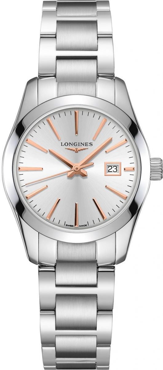 LONGINES Conquest Classic Silver Dial 29.5mm Silver Stainless Steel Bracelet L22864726 - 