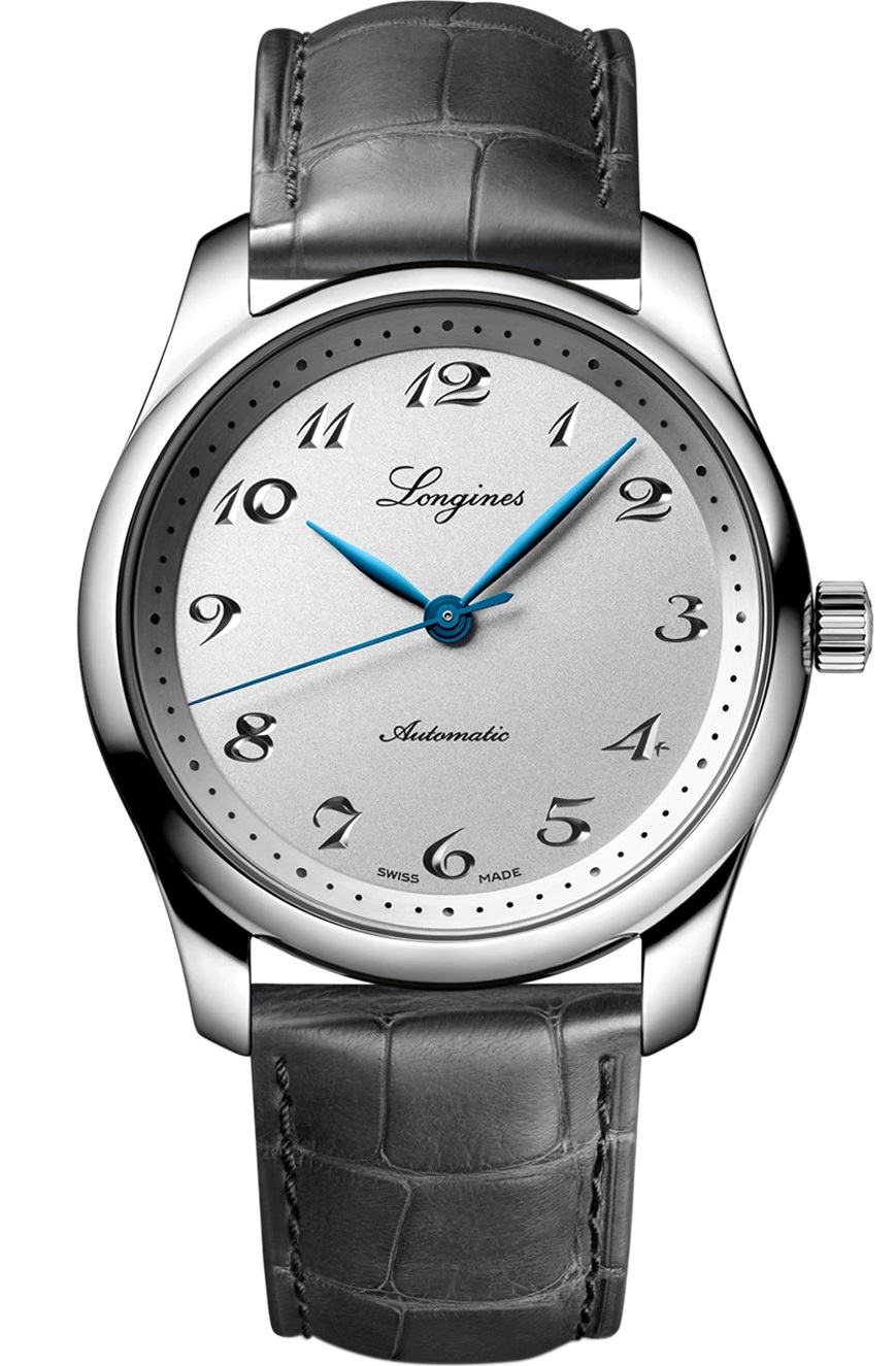 LONGINES Master Collection 190th Anniversary 40mm Silver Stainless Steel Grey Leather Strap L27934732 - 