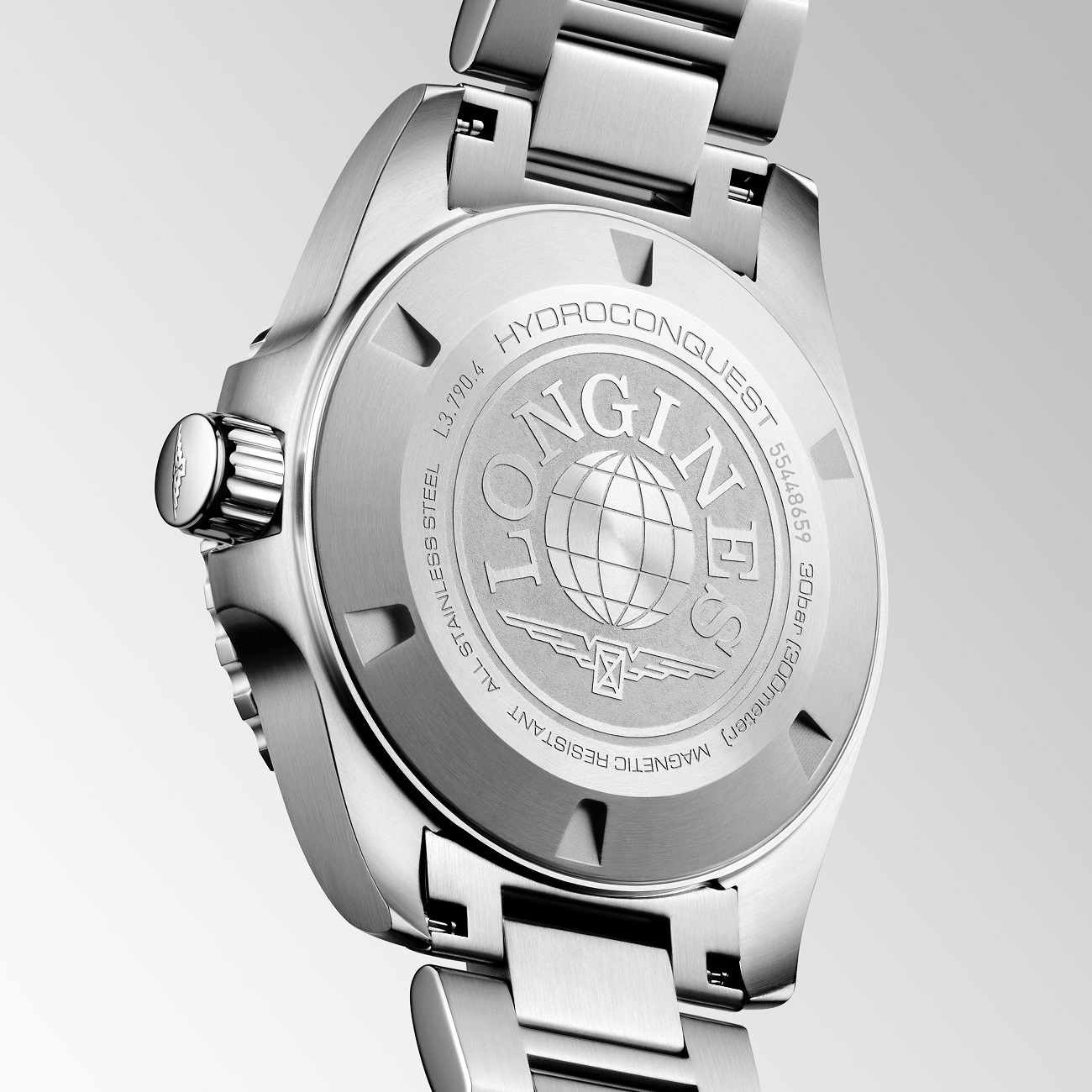 LONGINES HydroConquest GMT Ceramic Automatic Black Dial 41mm Silver Stainless Steel Bracelet L37904566 - 7