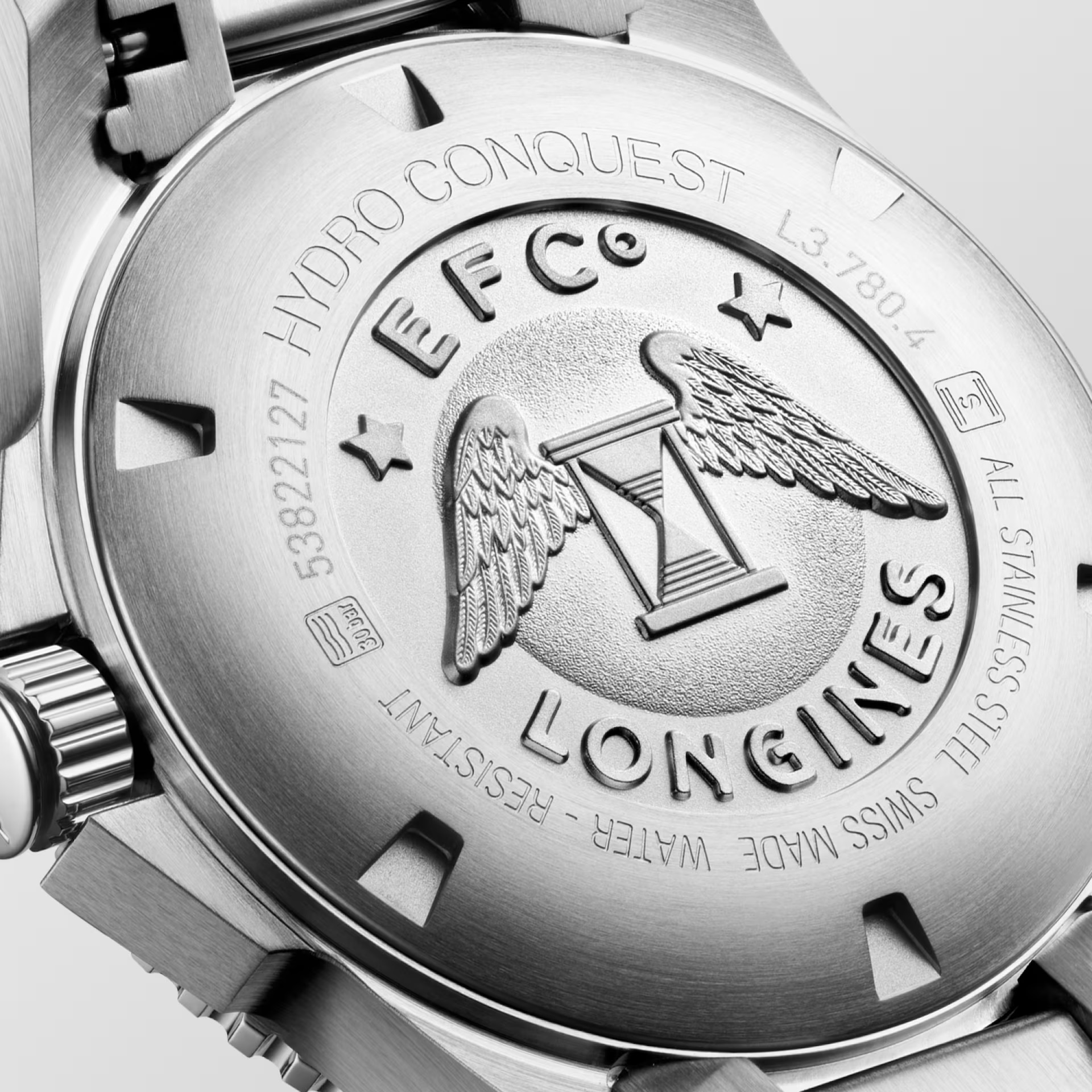 LONGINES HydroConquest Blue Ceramic Automatic 39mm Silver Stainless Steel Bracelet L37804966 - 6