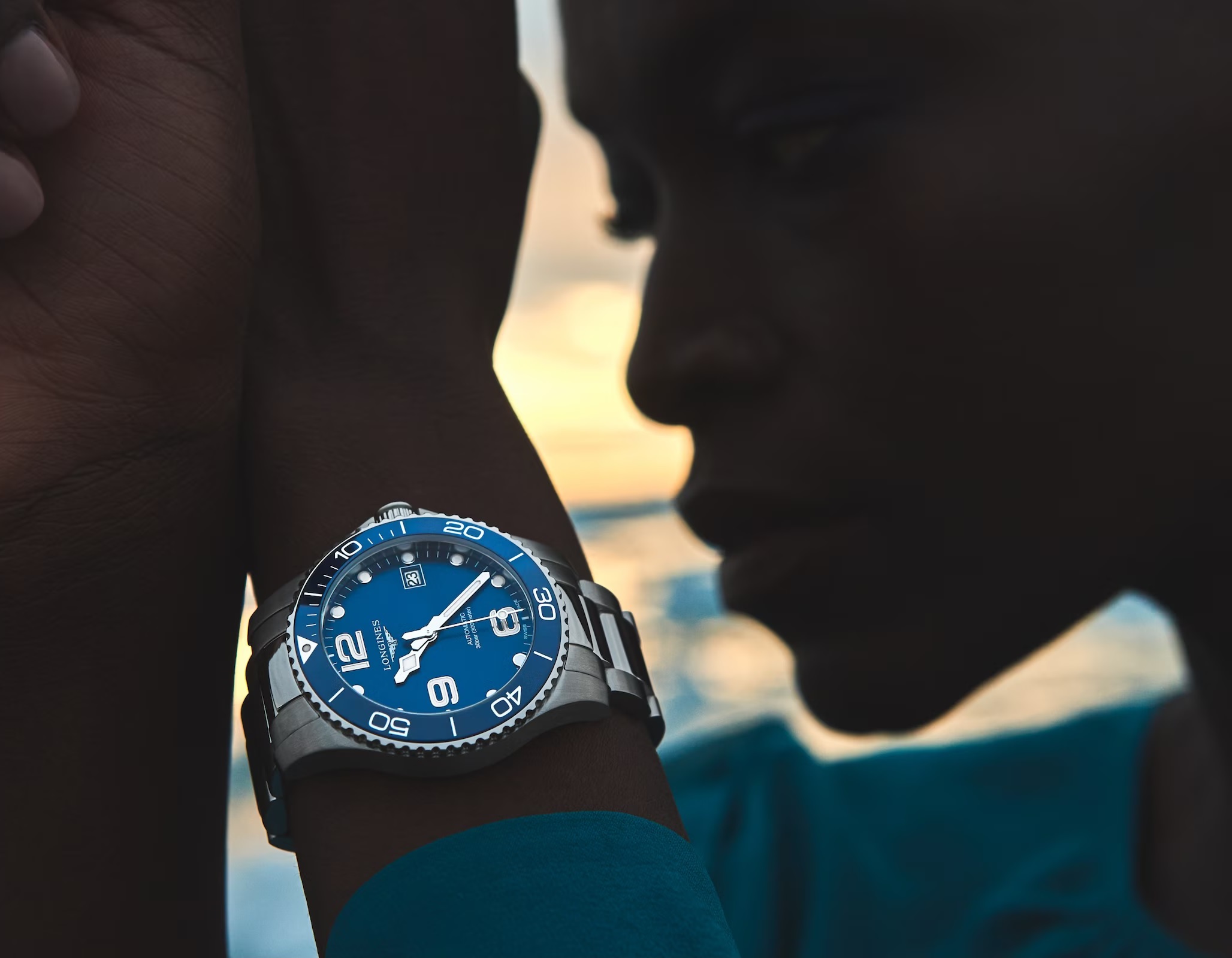 LONGINES HydroConquest Blue Ceramic Automatic 39mm Silver Stainless Steel Bracelet L37804966 - 10