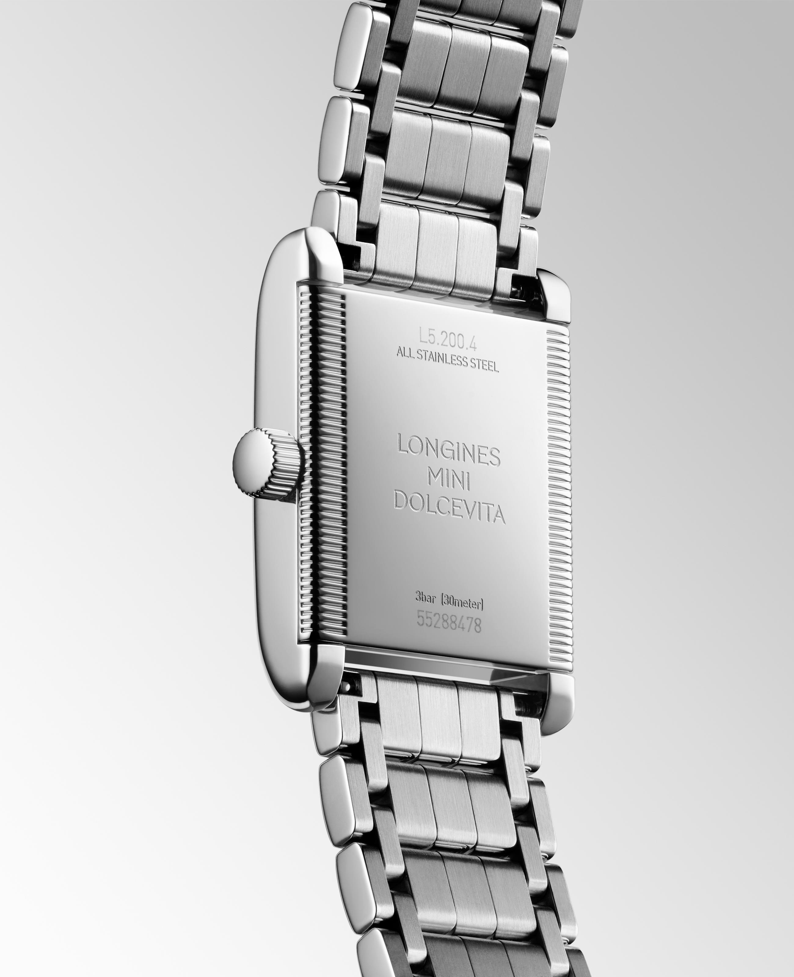 LONGINES Mini DolceVita White Dial 21,50 x 29,00mm Silver Stainless Steel Bracelet L52004756 - 8