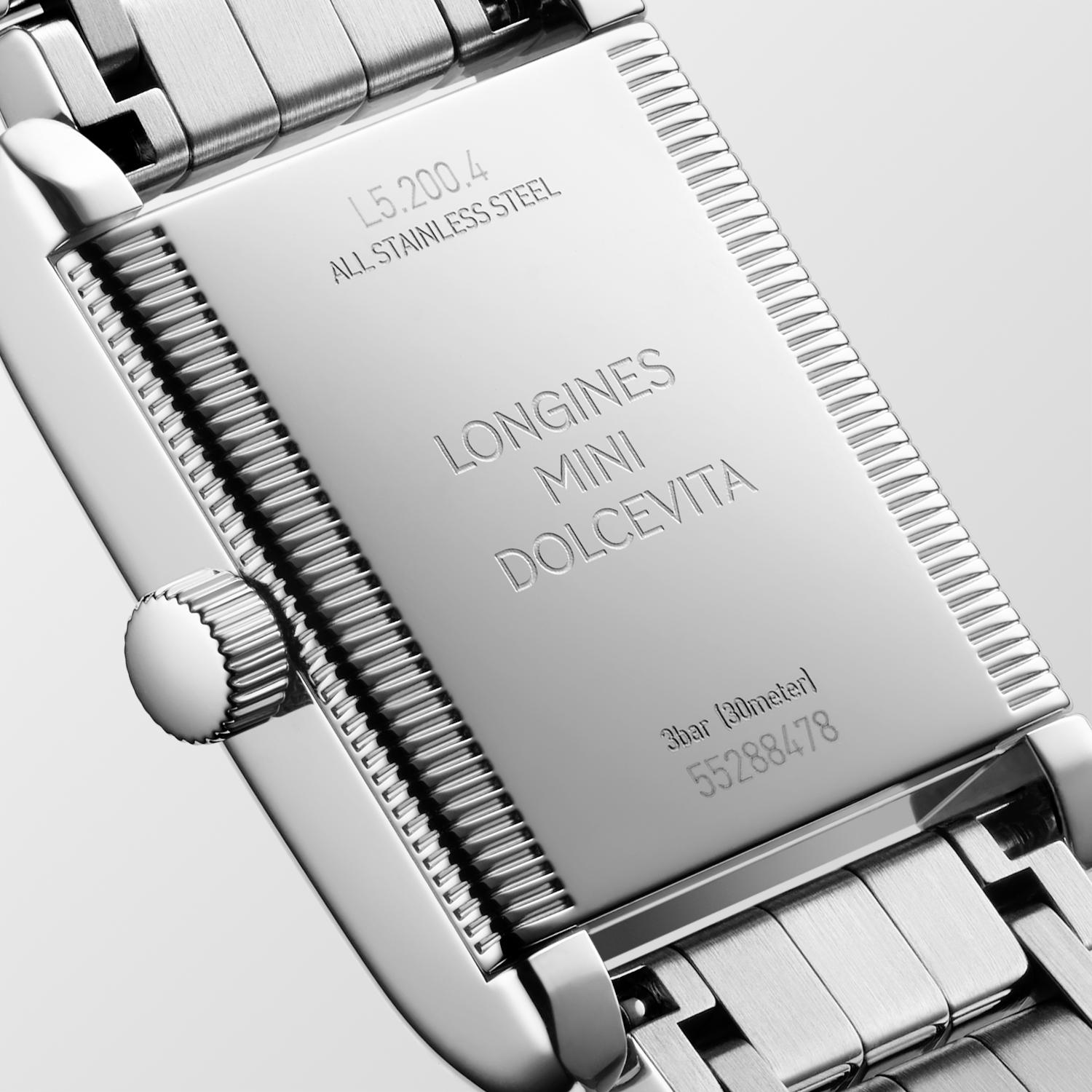LONGINES Mini DolceVita White Dial 21,50 x 29,00mm Silver Stainless Steel Bracelet L52004756 - 9
