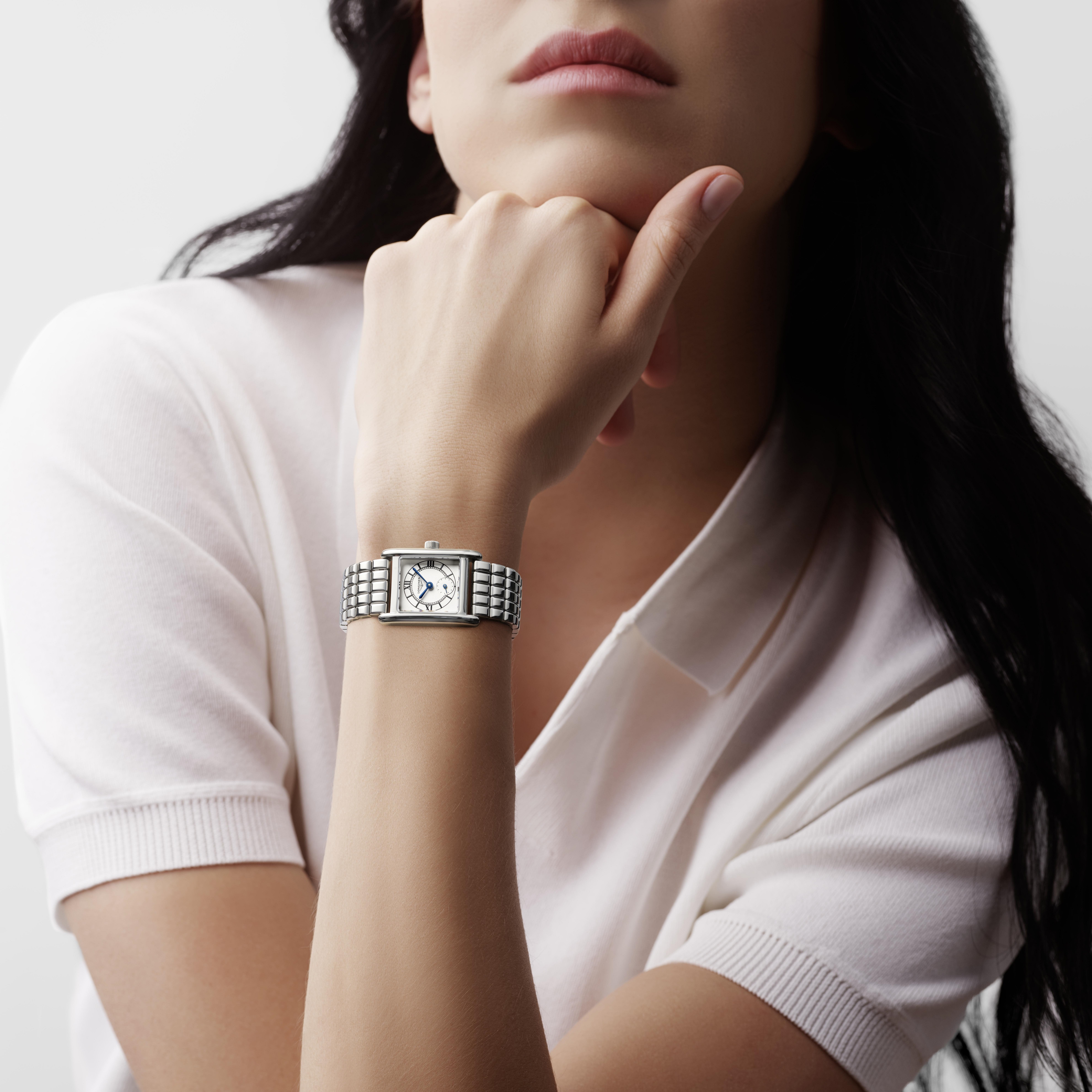 LONGINES Mini DolceVita White Dial 21,50 x 29,00mm Silver Stainless Steel Bracelet L52004756 - 10