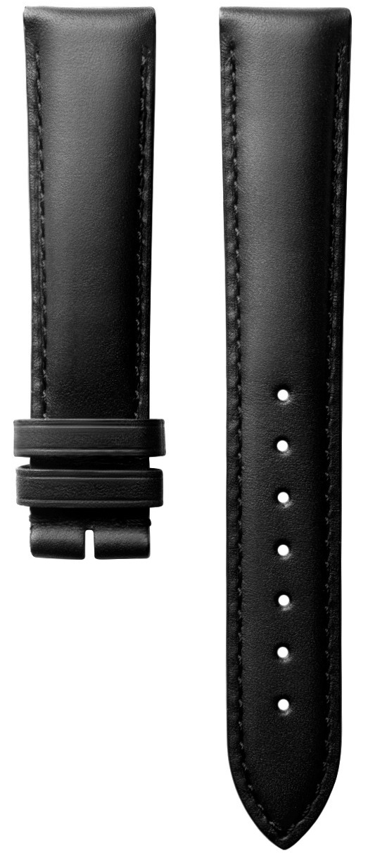 LONGINES Official 18-16mm Matt Black Calf Leather Strap L682100480