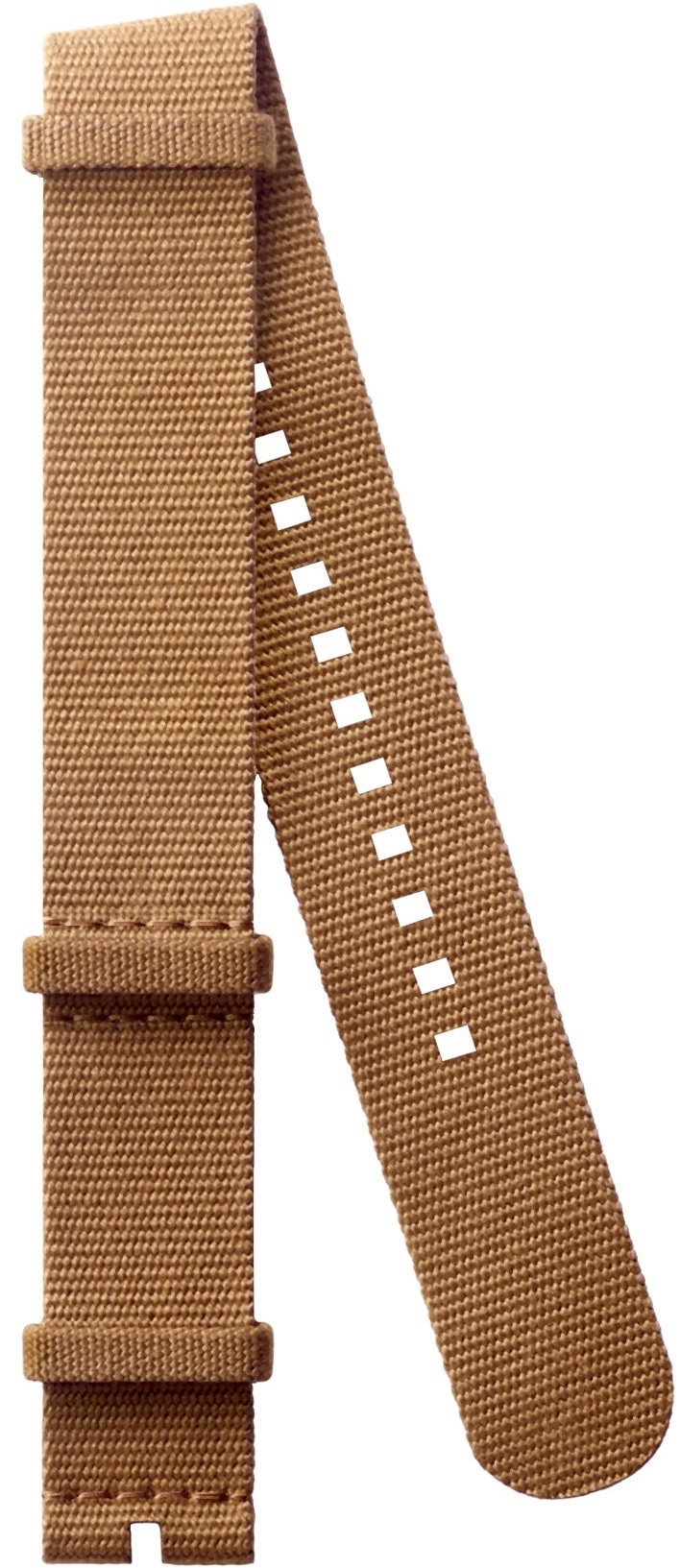 LONGINES Official Nato Strap 22mm Light Brown Naylon Without Buckle L682169709 - 
