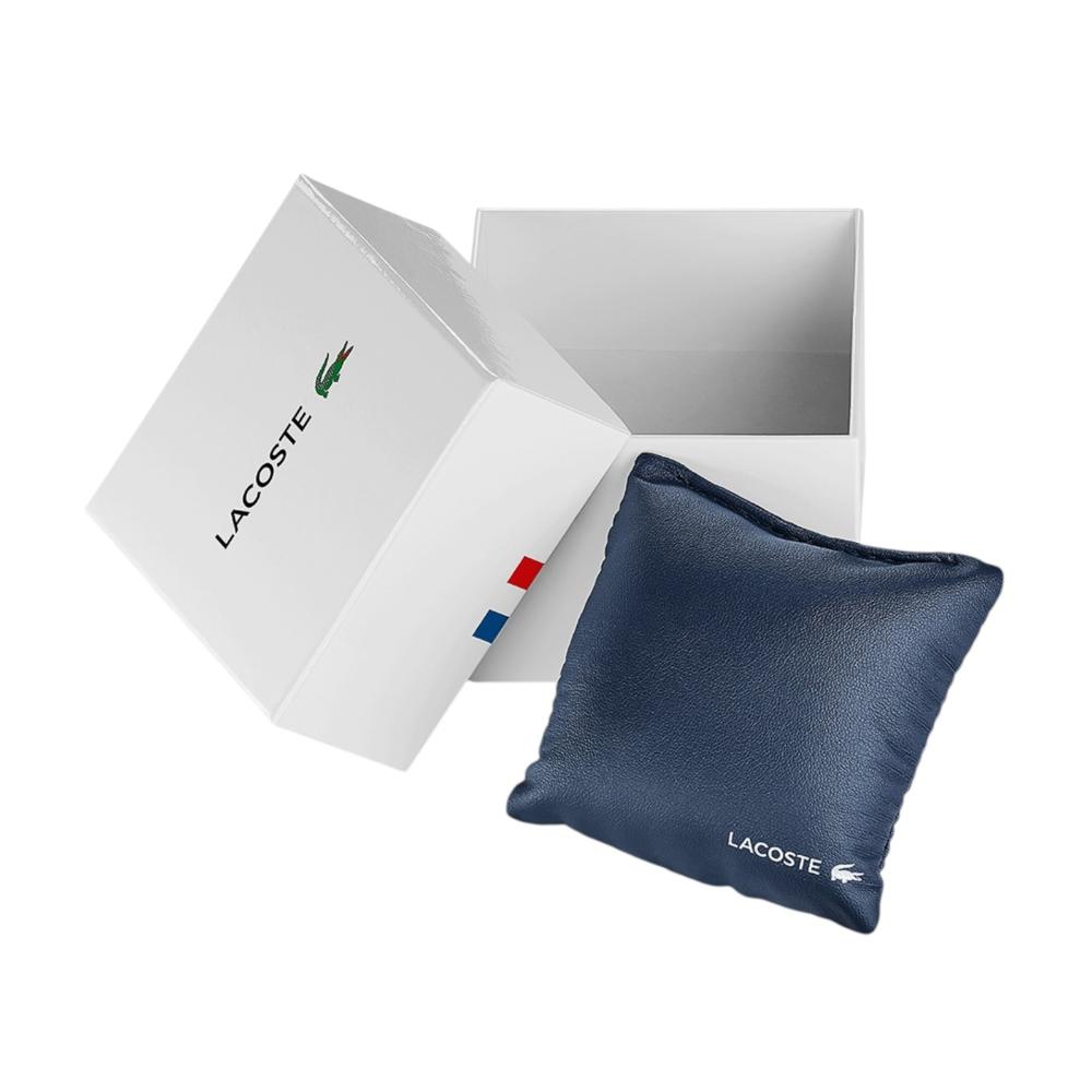LACOSTE Lisbon Blue Dial 42mm Grey Ion-Plated Stainless Steel Bracelet 2011371 - 5