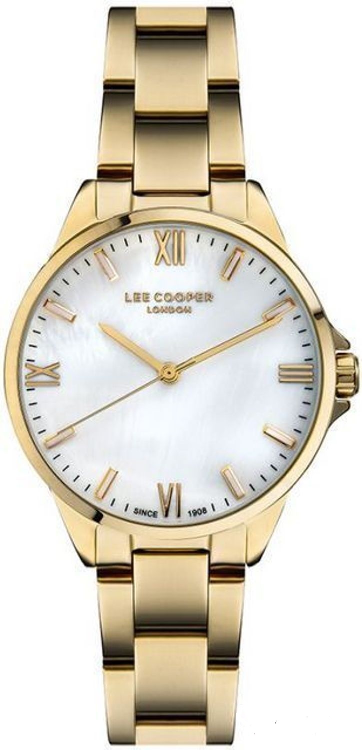 LEE COOPER Three Hands 34mm Rose Gold Super Metal Bracelet LC07044.120 - 1