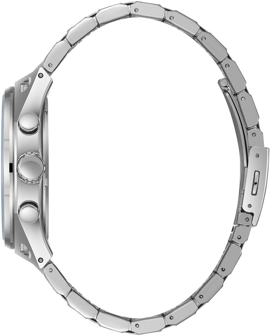 LEE COOPER Dual Time Multifunction Green Dial 45mm Silver Stainless Steel Bracelet LC08026.370 - 4