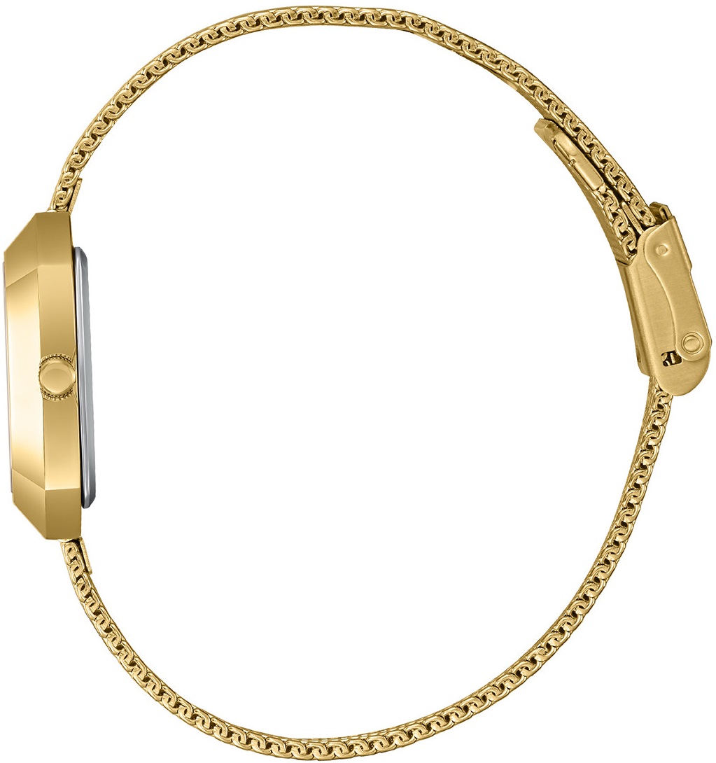 LEE COOPER Ladies White Pearl Dial 27mm Gold Stainless Steel Mesh Bracelet LC08027.120 - 4
