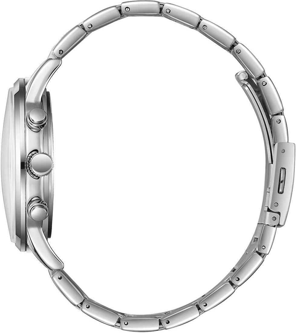 LEE COOPER Chronograph Anthracite Dial 43.5mm Silver Stainless Steel Bracelet LC08042.360 - 