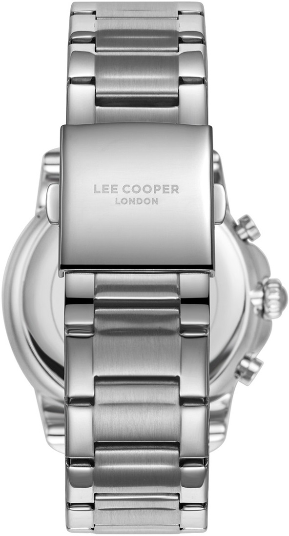 LEE COOPER Chronograph Blue Dial 43mm Silver Stainless Steel Bracelet LC08068.390 - 3