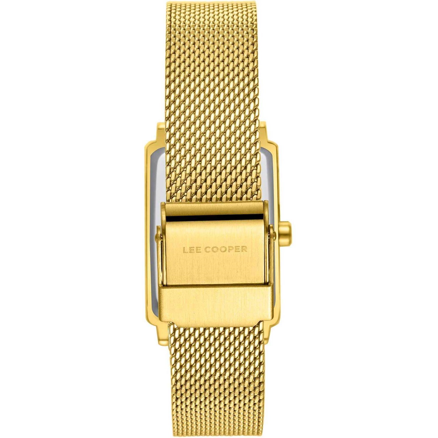 LEE COOPER Ladies White Pearl Dial 22mm Gold Stainless Steel Bracelet LC08076.120 - 4