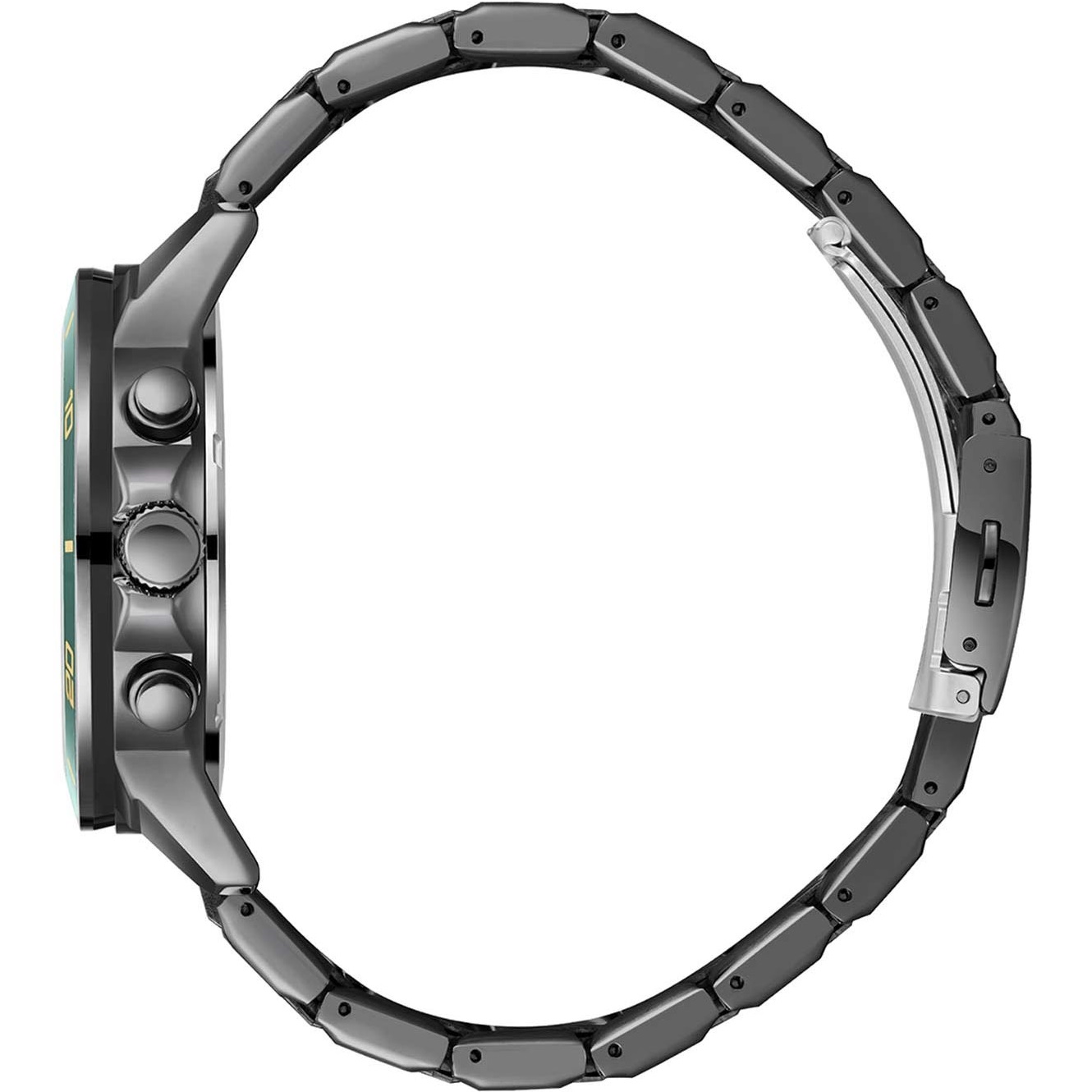LEE COOPER Multifunction Green Dial 42mm Black Stainless Steel Bracelet LC08106.070 - 3