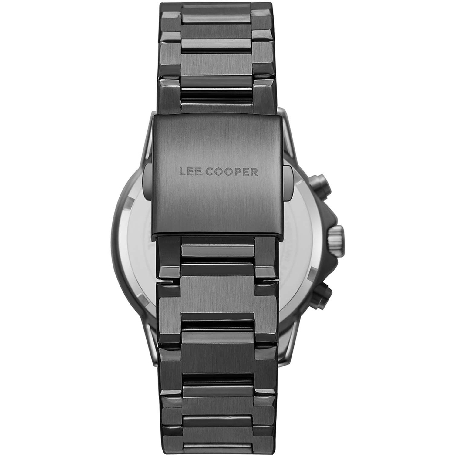 LEE COOPER Multifunction Green Dial 42mm Black Stainless Steel Bracelet LC08106.070 - 4