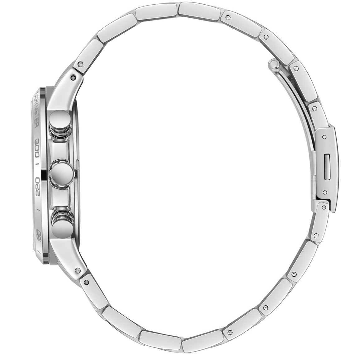 LEE COOPER Multifunction Black Dial 43mm Silver Stainless Steel Bracelet LC08293.350 - 3