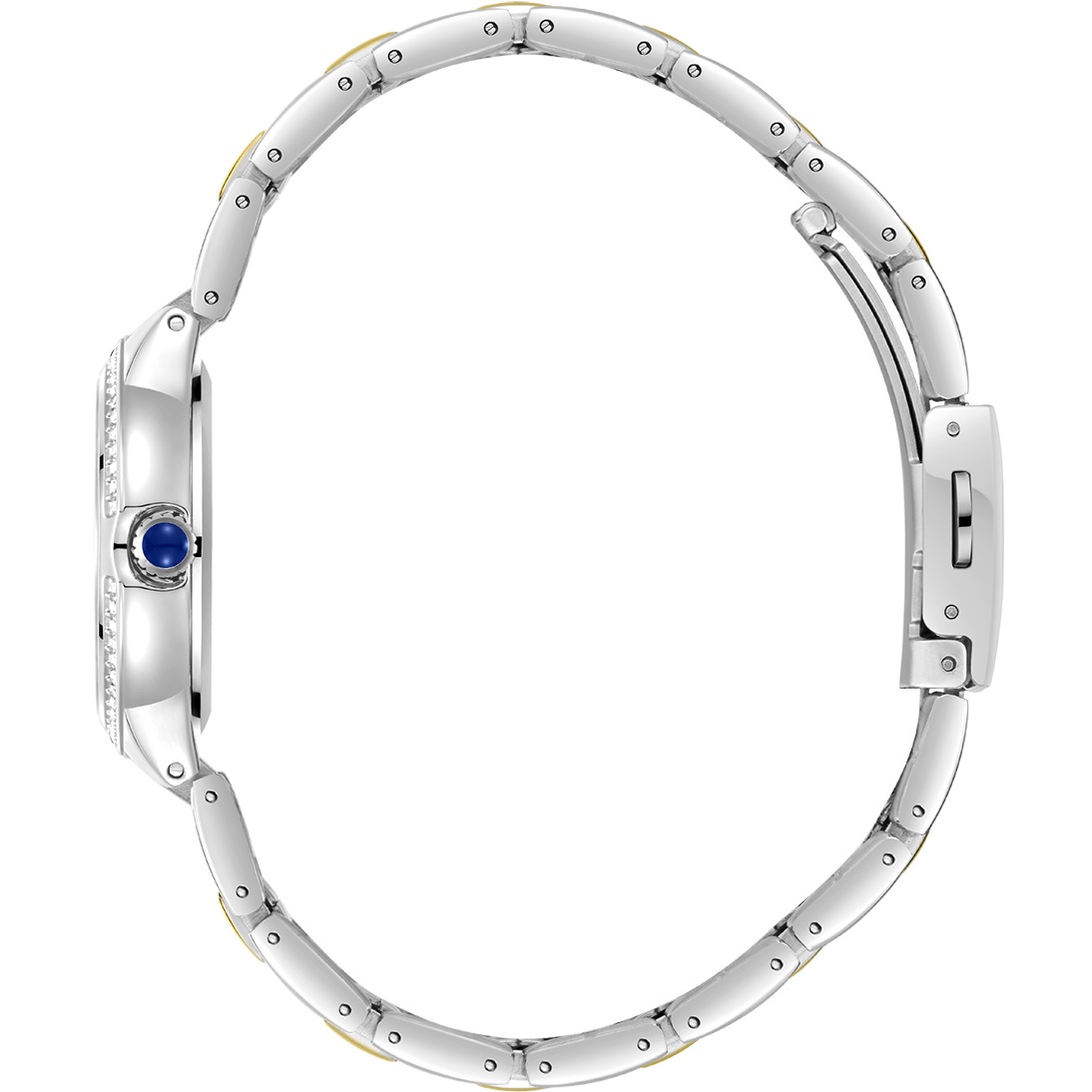 LEE COOPER Lady's Crystals Silver Dial 30mm Two Tone Gold Stainless Steel Bracelet LC08295.220 - 3