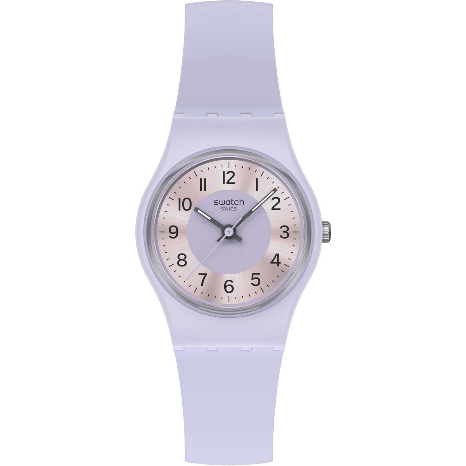 SWATCH Essentials Lilac Lightness 34mm Pink Silicone Strap LV121 - 