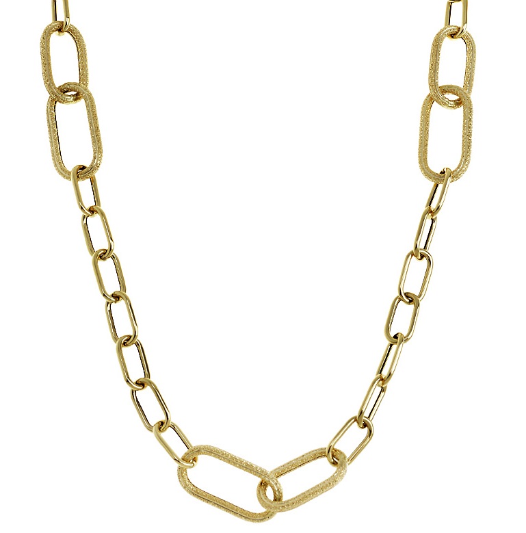 NECKLACE Chain SENZIO Collection 14K Yellow Gold M0070N - 