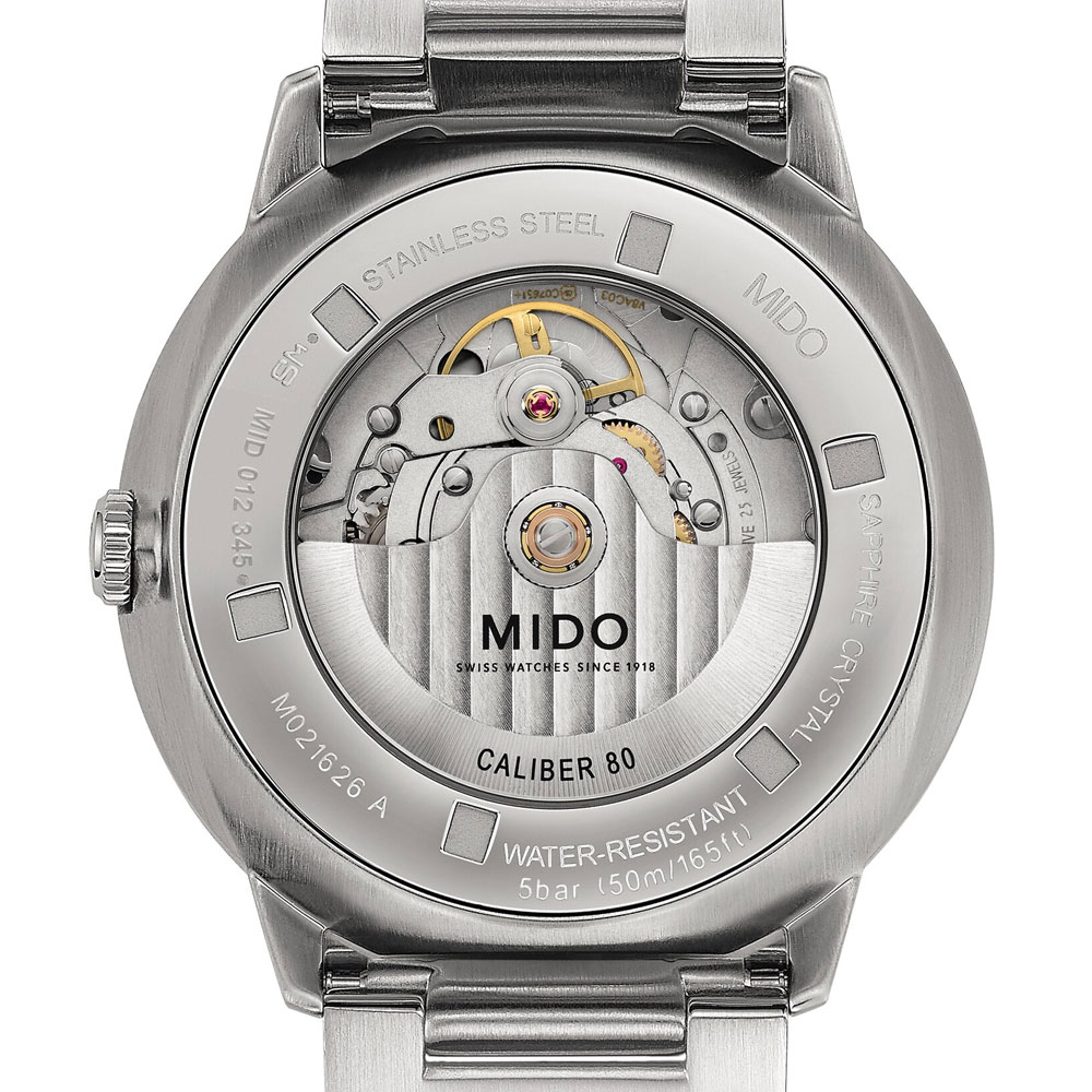 MIDO Commander Big Date Automatic Green Dial 42mm Silver Stainless Steel Bracelet M021.626.11.091.00 - 4