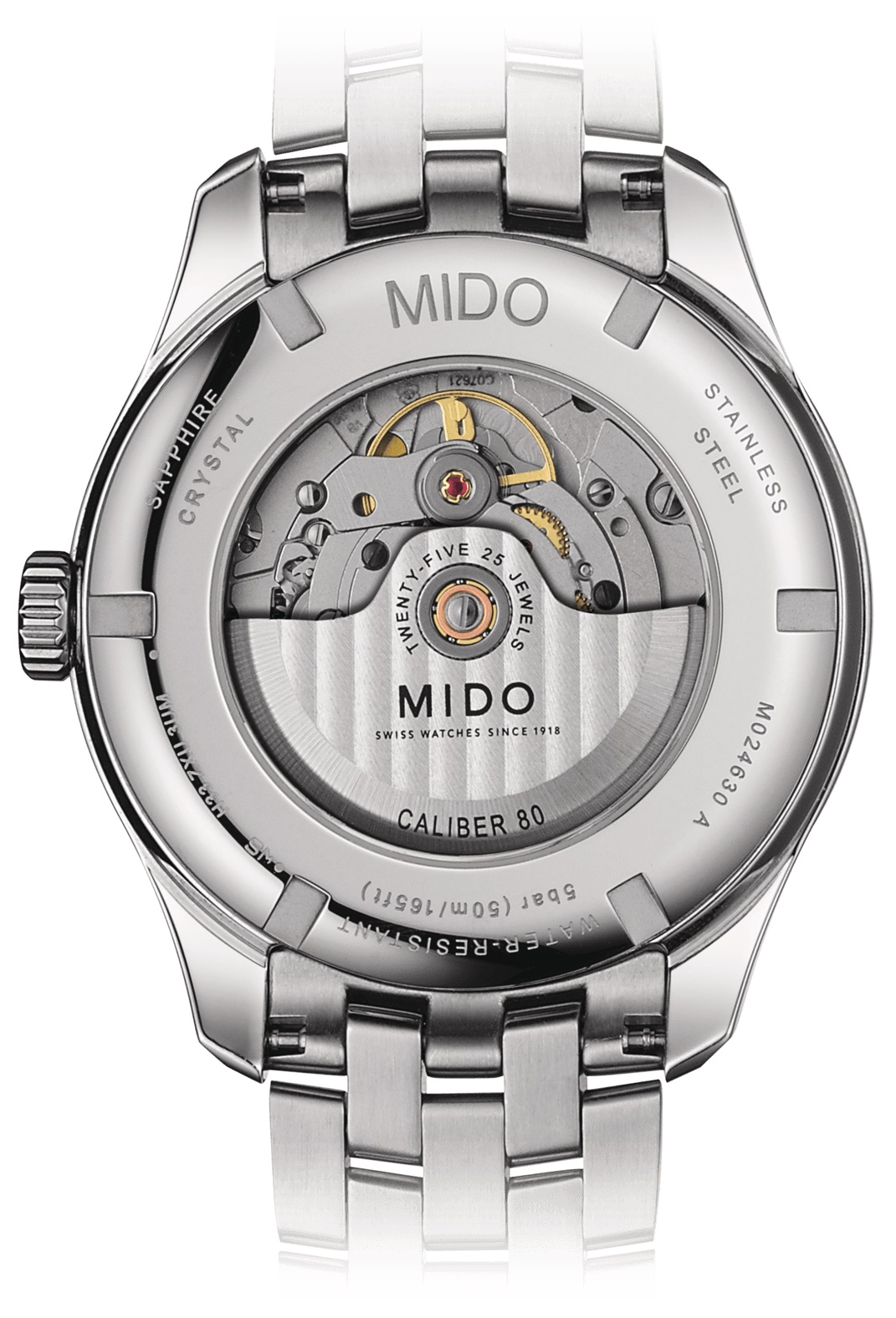MIDO Belluna Sunray Automatic 42.5mm Silver Stainless Steel Bracelet M024.630.11.061.00 - 2