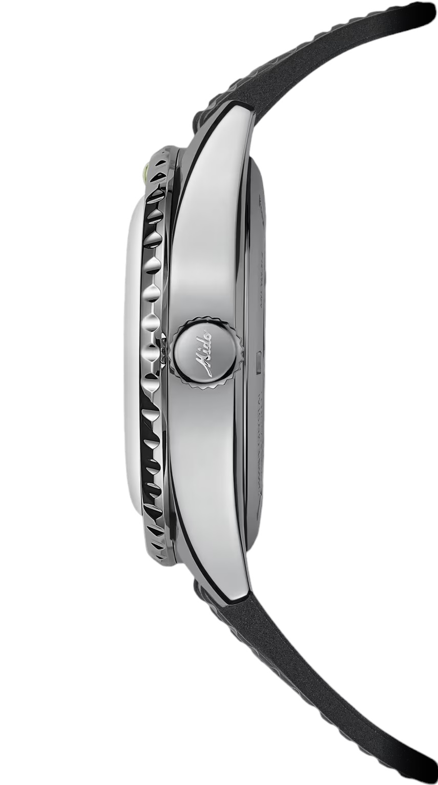 MIDO Ocean Star Decompression World Timer Black Automatic 40.5mm Silver Stainless Steel Mesh Bracelet M026.829.17.051.00 - 5