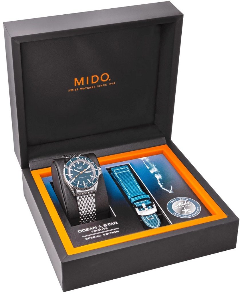 MIDO Ocean Star Tribute Gradient Special Edition Blue Dial Automatic 40.5mm Silver Stainless Steel Bracelet M026.830.11.041.00 - 9