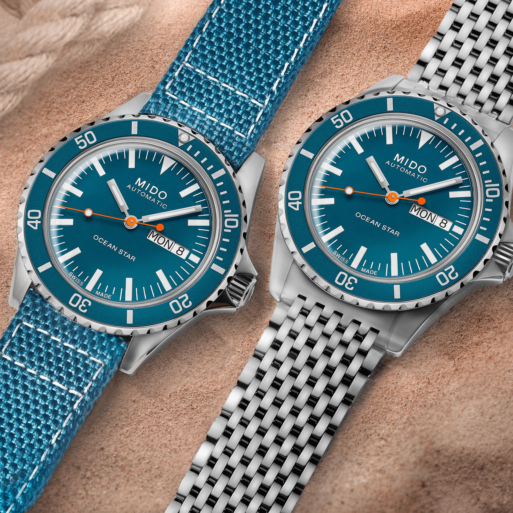 MIDO Ocean Star Tribute Gradient Special Edition Blue Dial Automatic 40.5mm Silver Stainless Steel Bracelet M026.830.11.041.00 - 7