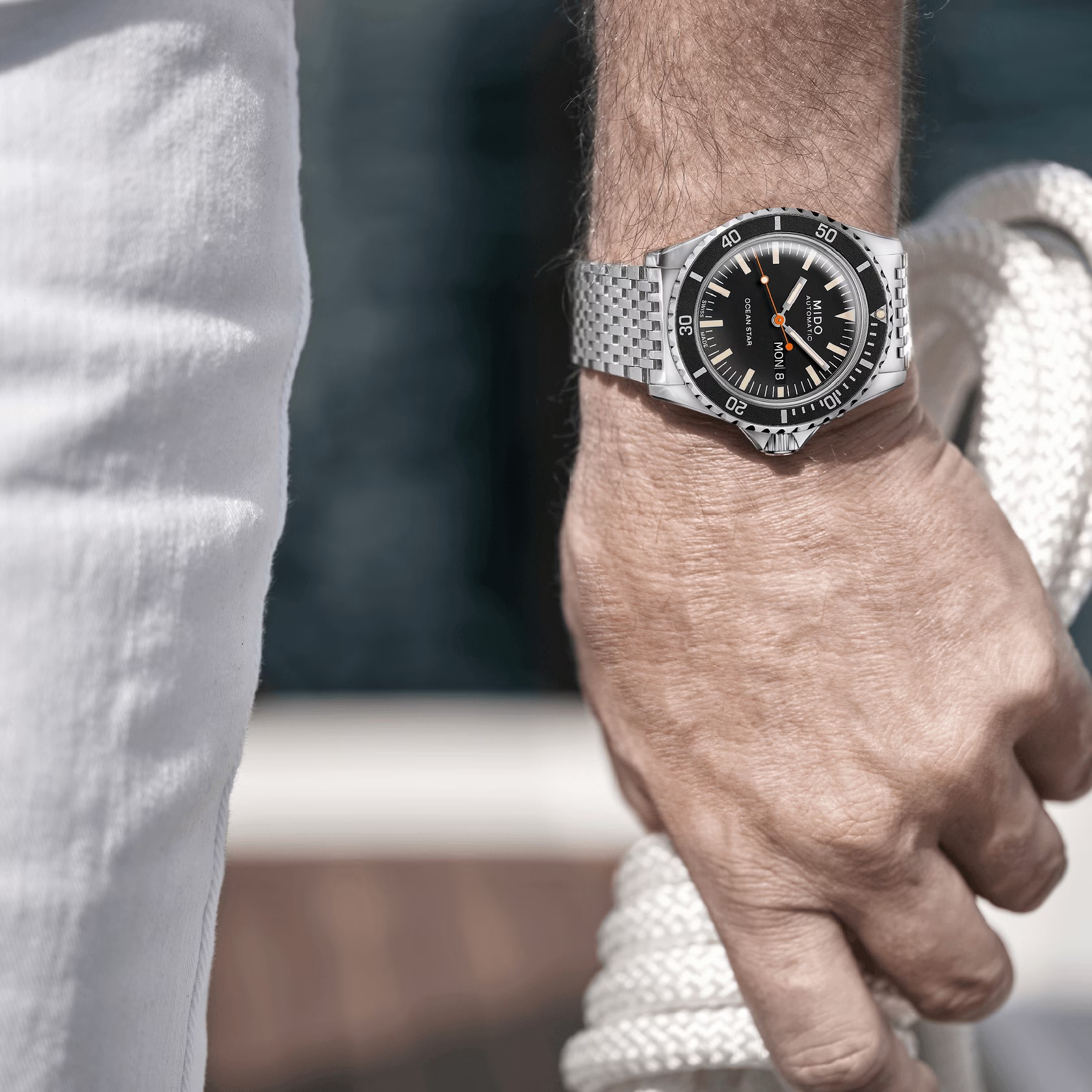 MIDO Ocean Star Tribute Gradient Special Edition Black Dial Automatic 40.5mm Silver Stainless Steel Bracelet M026.830.11.051.00 - 