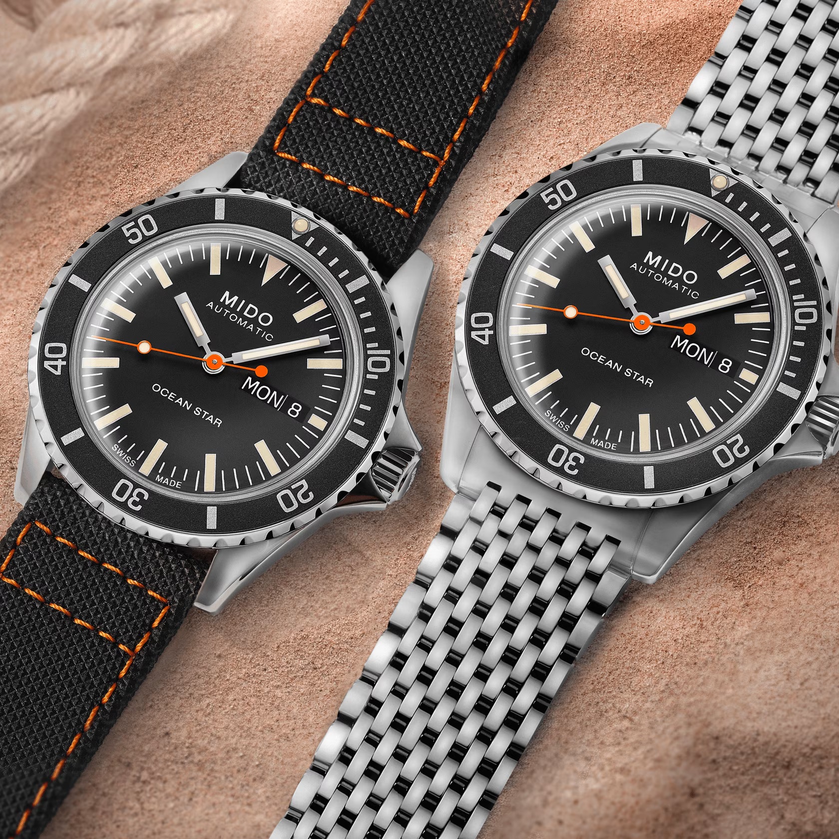 MIDO Ocean Star Tribute Gradient Special Edition Black Dial Automatic 40.5mm Silver Stainless Steel Bracelet M026.830.11.051.00 - 3