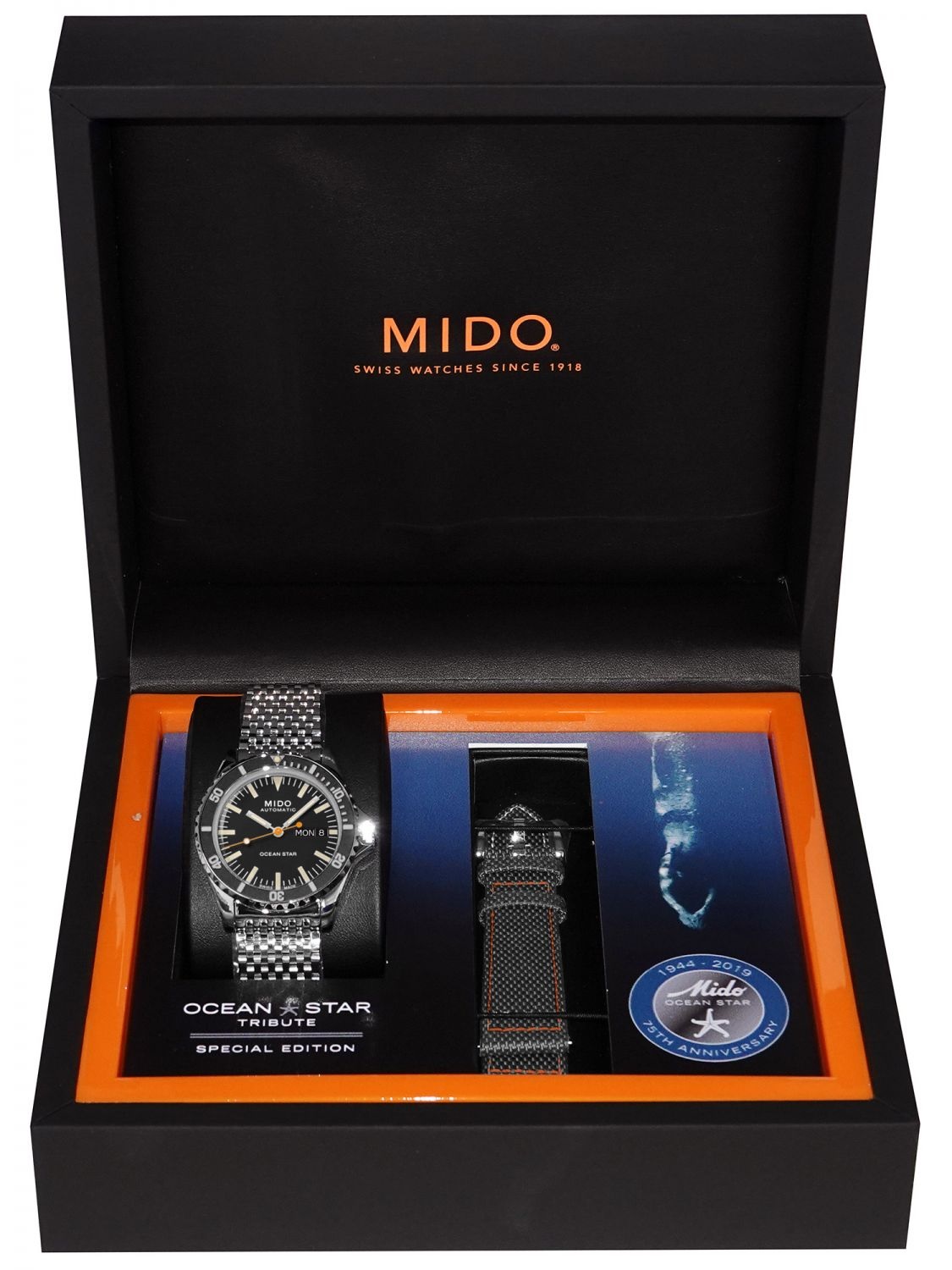 MIDO Ocean Star Tribute Gradient Special Edition Black Dial Automatic 40.5mm Silver Stainless Steel Bracelet M026.830.11.051.00 - 8