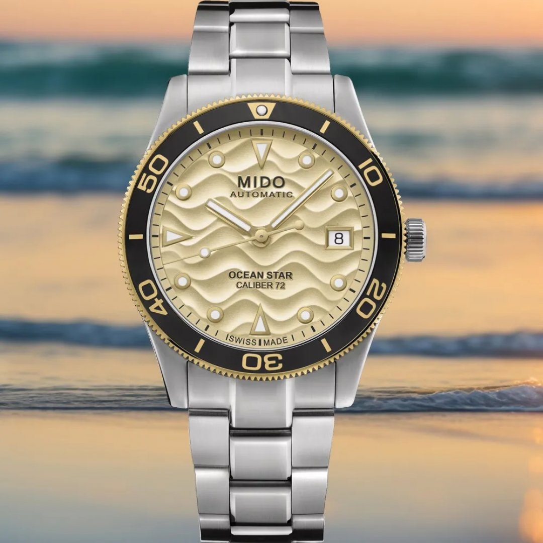 MIDO Ocean Star 39 Champagne Dial Automatic 39mm Silver Stainless Steel Bracelet M026.907.21.021.00 - 4