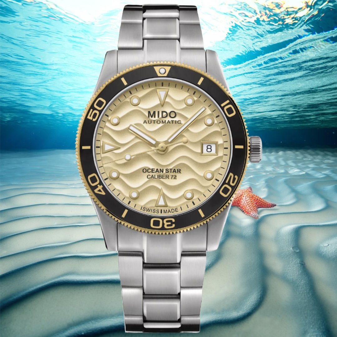 MIDO Ocean Star 39 Champagne Dial Automatic 39mm Silver Stainless Steel Bracelet M026.907.21.021.00 - 5