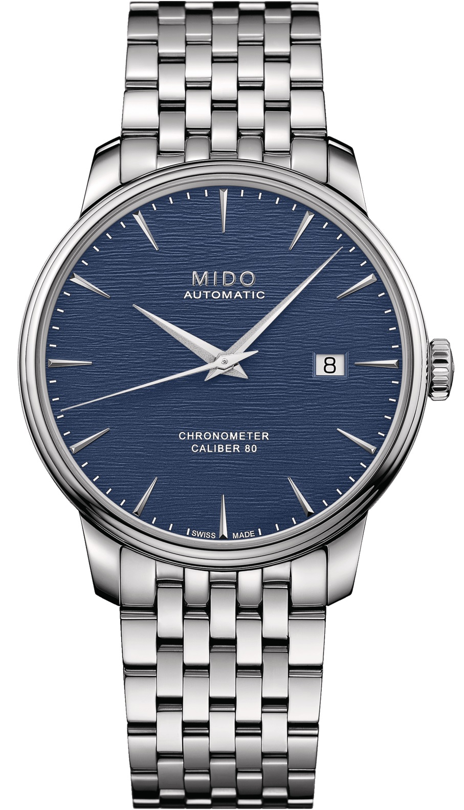 MIDO Baroncelli Chronometer Automatic 40mm Silver Stainless Steel Bracelet M027.408.11.041.00 - 1