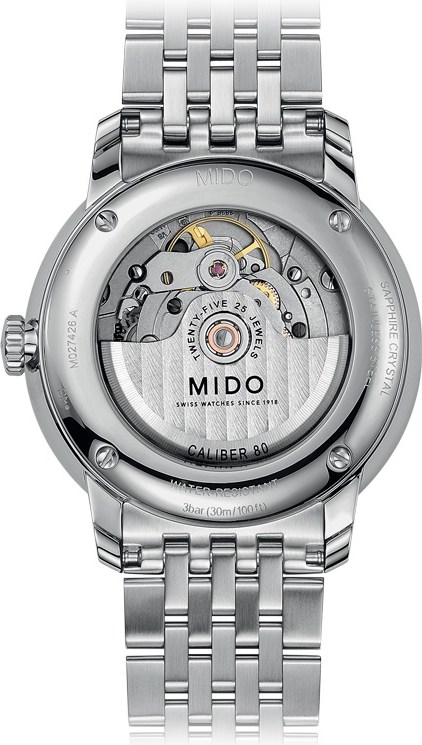 MIDO Baroncelli Big Date Automatic 40mm Silver Stainless Steel Bracelet M027.426.11.088.00 - 2