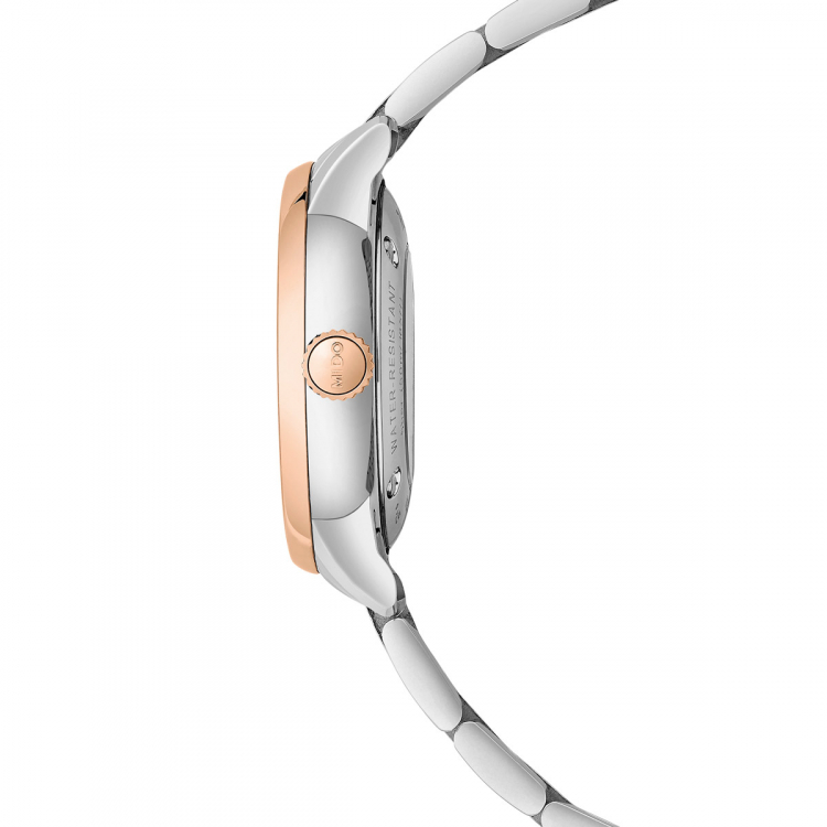 MIDO Baroncelli Signature Lady 30mm Rose Gold & Silver Stainless Steel Bracelet M037.207.21.031.00 - 