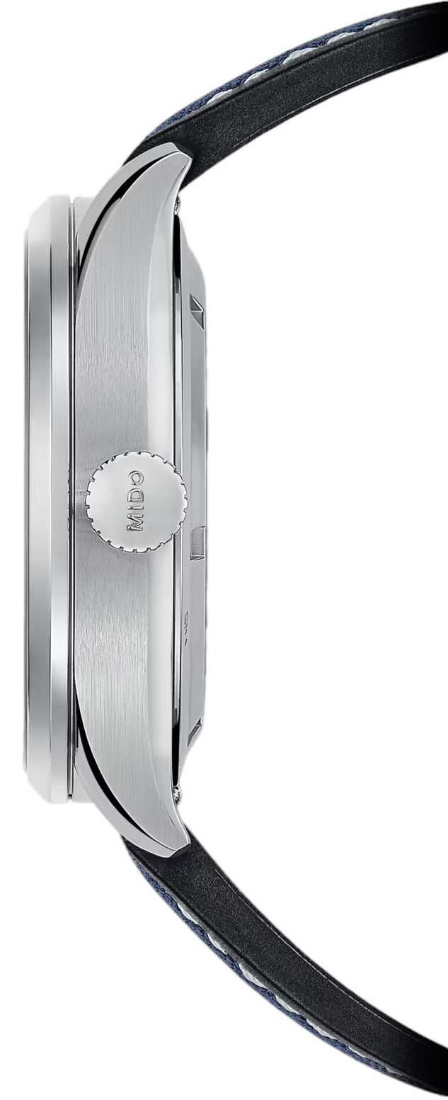 MIDO Multifort M Blue Dial 42mm Silver Stainless Steel Blue Fabric Strap M038.430.17.041.00 - 