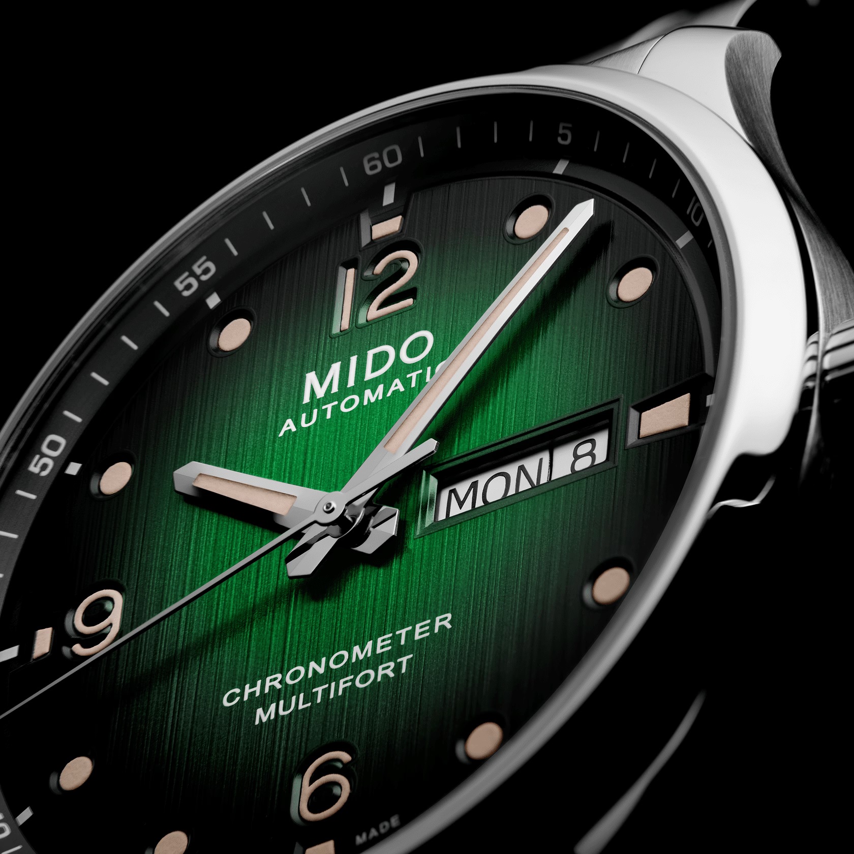MIDO Multifort M Chronometer Automatic 42mm Silver Stainless Steel Bracelet M038.431.11.097.00 - 4