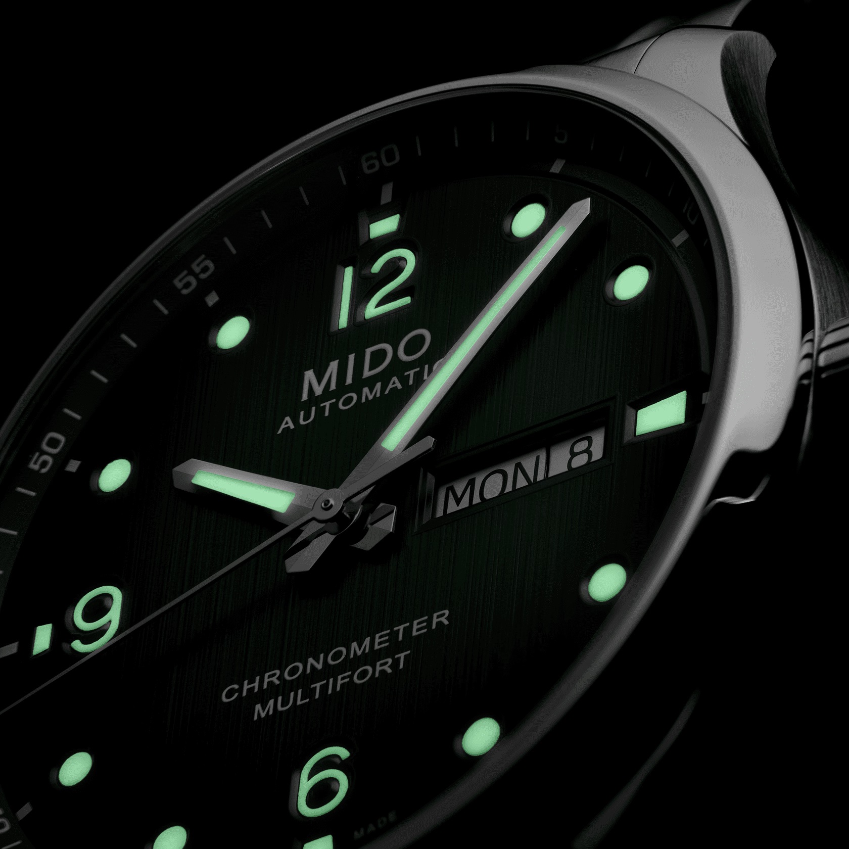 MIDO Multifort M Chronometer Automatic 42mm Silver Stainless Steel Bracelet M038.431.11.097.00 - 5