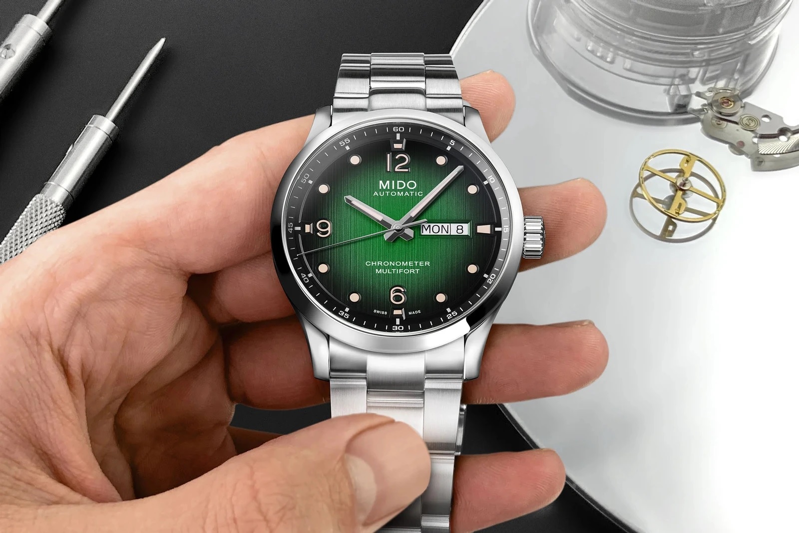 MIDO Multifort M Chronometer Automatic 42mm Silver Stainless Steel Bracelet M038.431.11.097.00 - 10