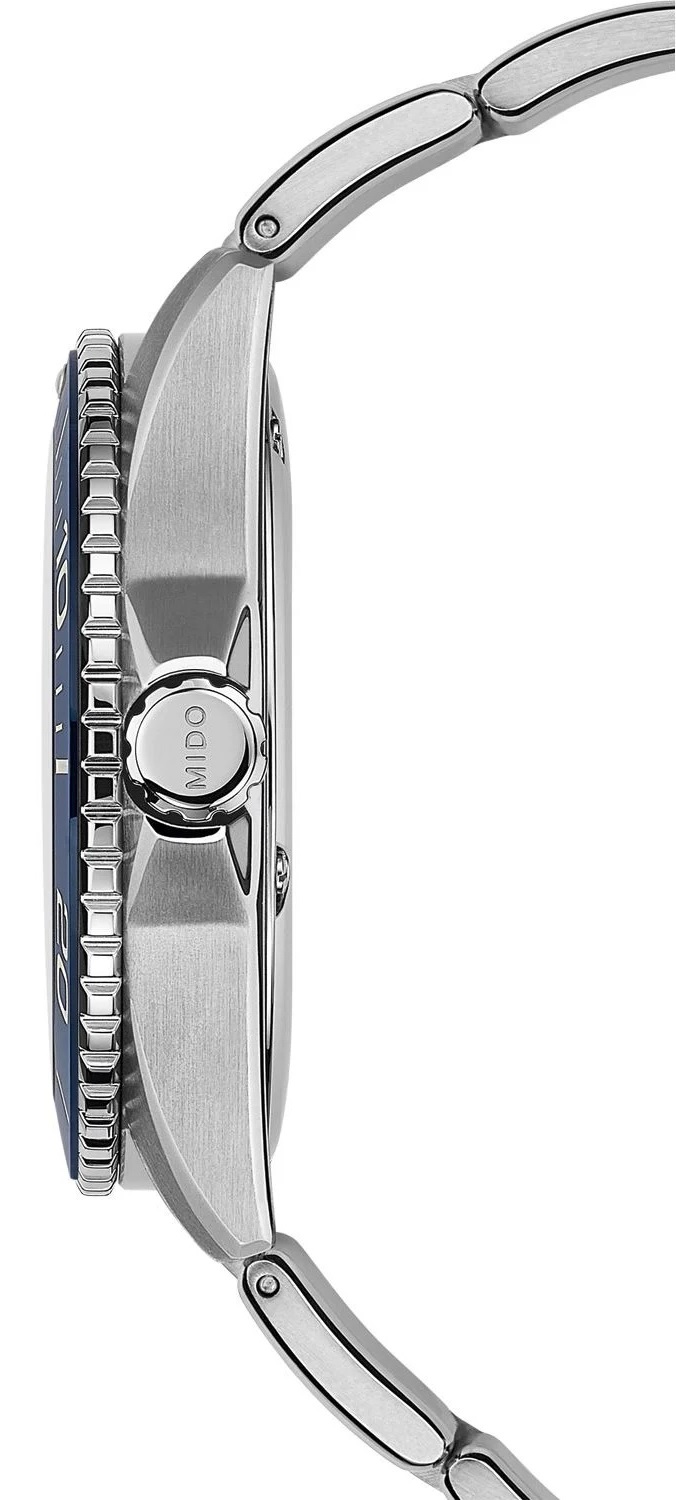 MIDO Ocean Star 200 Blue Dial Ceramic Automatic 42.5mm Silver Stainless Steel Bracelet M042.430.11.041.00 - 