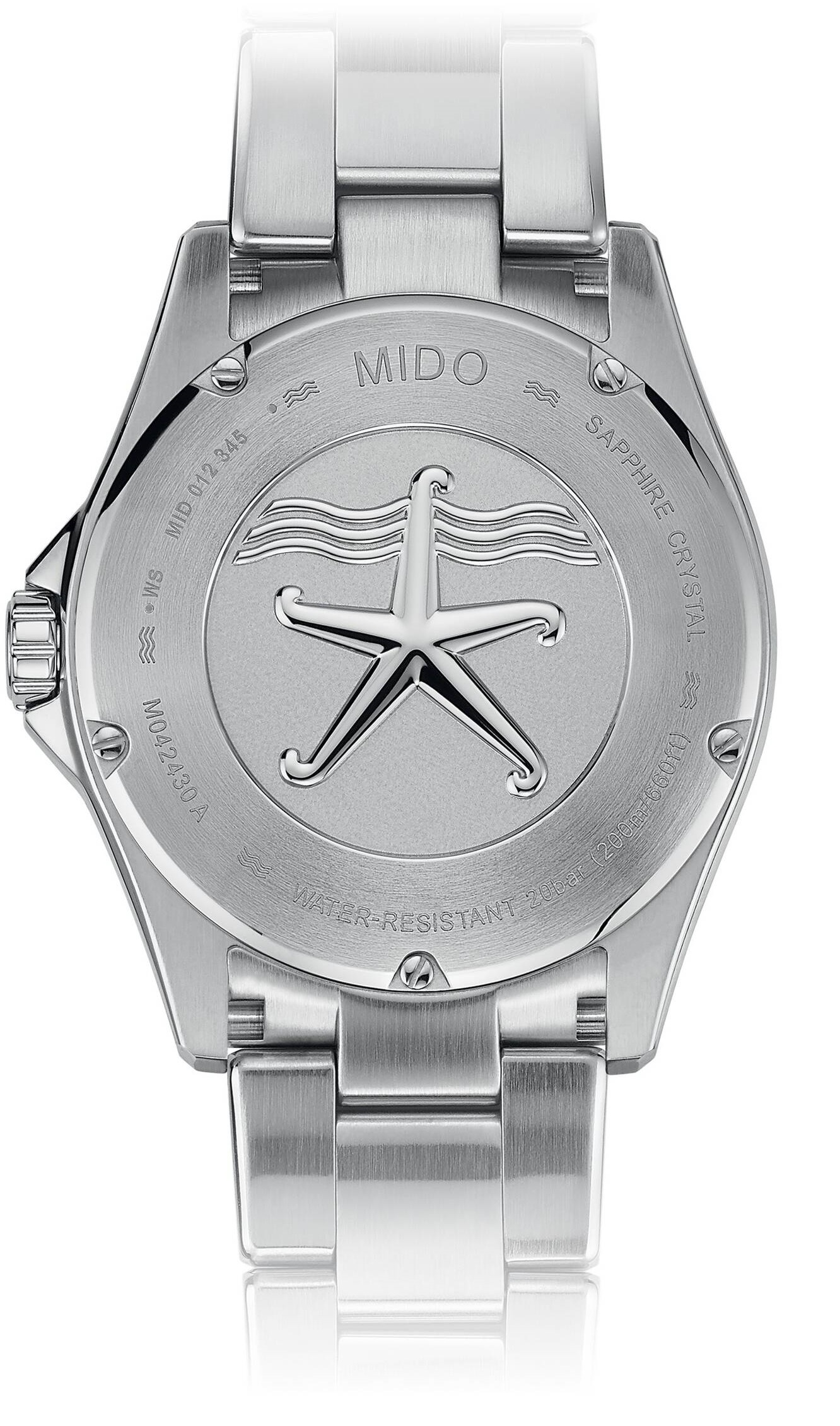 MIDO Ocean Star 200 Black Dial Ceramic Automatic 42.5mm Silver Stainless Steel Bracelet M042.430.21.051.00 - 3