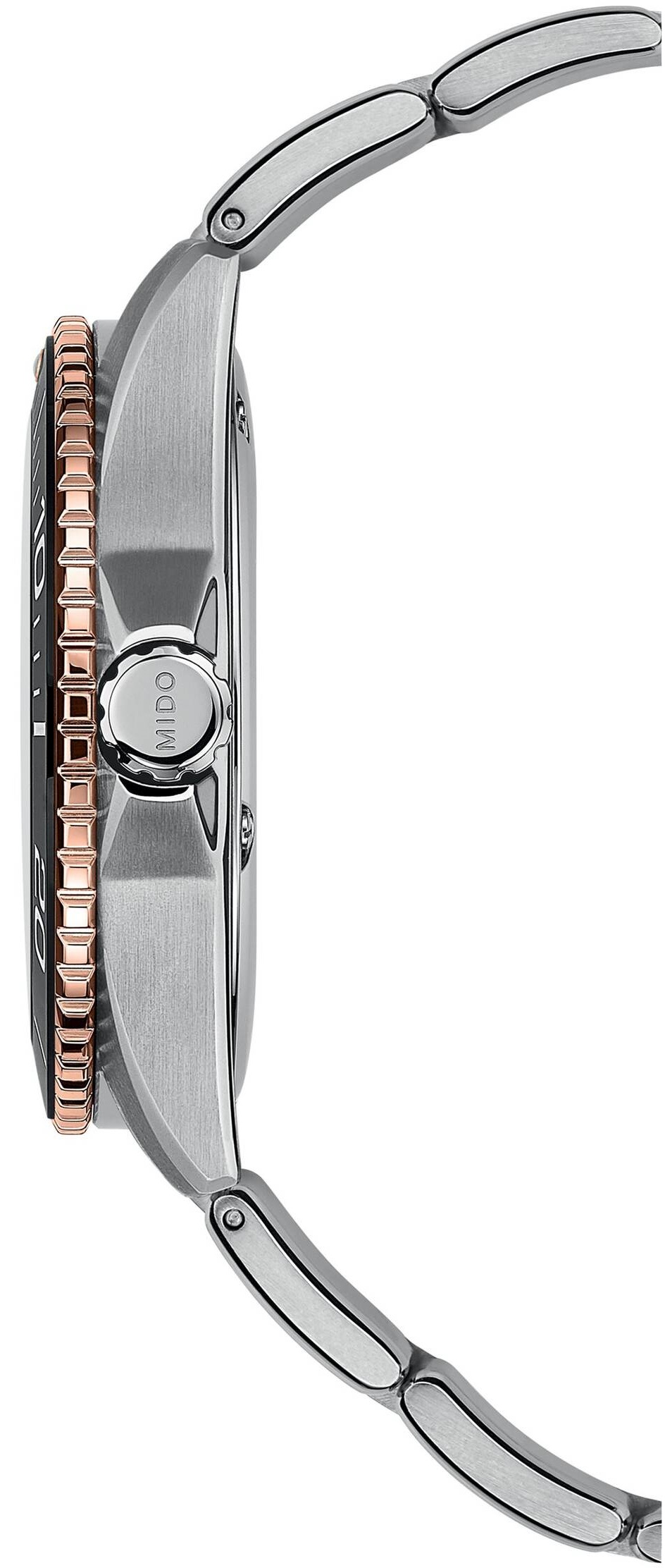 MIDO Ocean Star 200 Black Dial Ceramic Automatic 42.5mm Silver Stainless Steel Bracelet M042.430.21.051.00 - 4