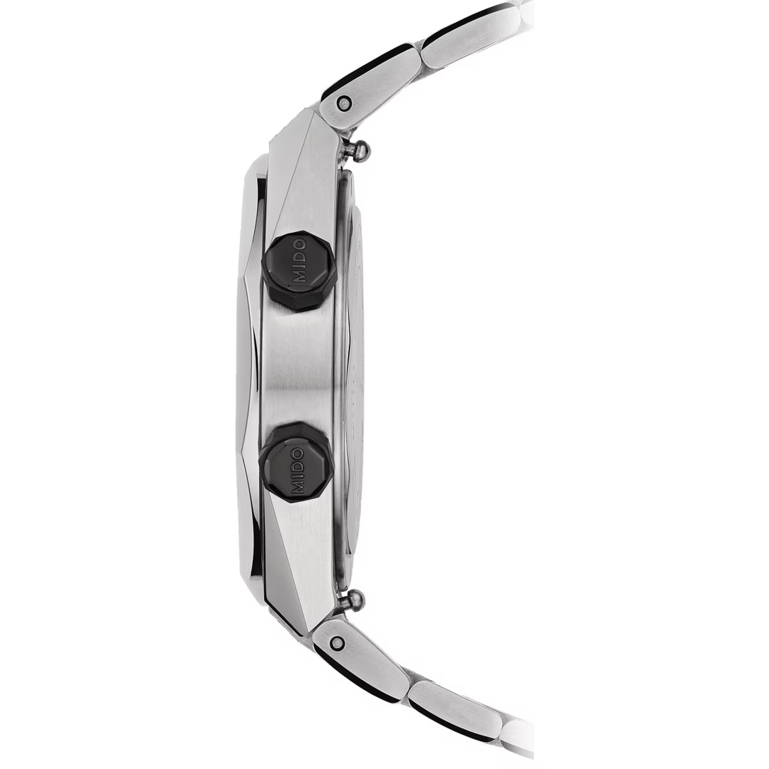 MIDO Multifort Multifort 8 Two Crowns Black Dial 38.4 x 40mm Silver Stainless Steel Bracelet M047.507.11.051.00 - 3