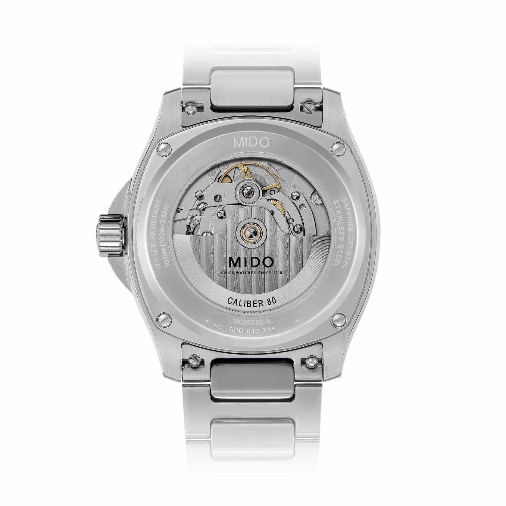 MIDO Multifort TV Big Date Blue Dial Automatic 40.00 x 39.20mm Silver Stainless Steel Bracelet M049.526.11.041.00 - 6