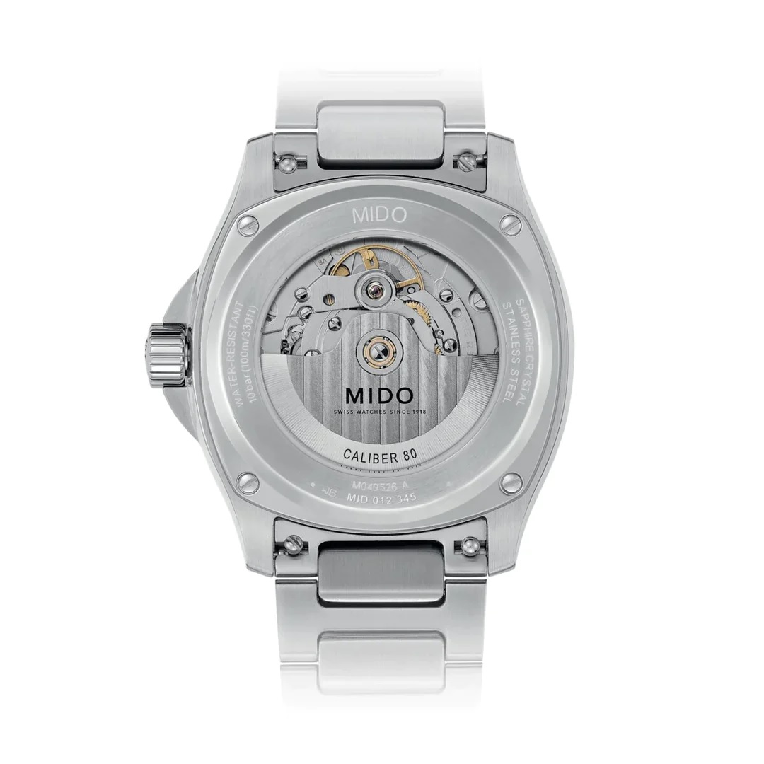 MIDO Multifort TV Big Date Black Dial Automatic 40.00 x 39.20mm Silver Stainless Steel Bracelet M049.526.11.081.00 - 3